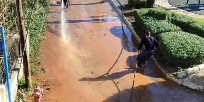 İÇMELER’DE SEL SONRASI HIZLI MÜDAHALE