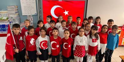 Marmaris Ahu Hetman İlk ve Ortaokulu’nda Millî Birlik ve Bayrak Farkındalığı Etkinliği