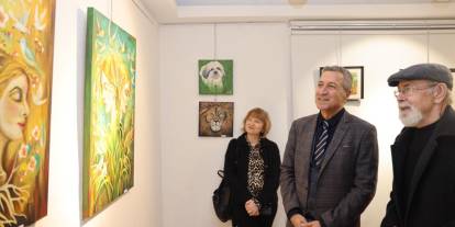 ÜMİT BURADA” SERGİSİ SANATSEVERLERLE BULUŞTU