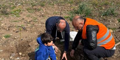 GETOB Ormanı Projesi kapsamında fidanlar toprakla buluştu