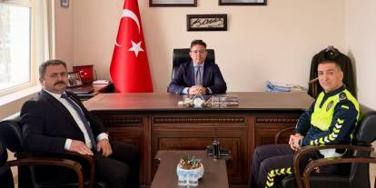 Marmaris İlçe Emniyet Müdürü Karaman’dan Kaymakam Kaya’ya Ziyaret