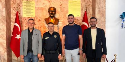 Metin Ünal'dan Emniyet Müdürü Karaman’a Ziyaret