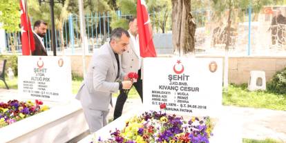 MHP Muğla İl Başkanı Oltulu’dan Anlamlı Başlangıç: İlk Ziyaret Şehit Ocağına