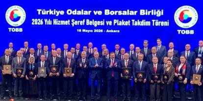 Marmaris Ticaret Odası Başkanı S. Mutlu Ayhan’a TOBB’dan Şeref Belgesi ve Plaket