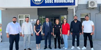 MHP İl Başkanı Oltulu, Bayram Mesaisindeki Trafik Personelini Ziyaret Etti
