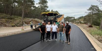 Hisarönü – Marmaris Yolunda Çalışmalar Hız Kesmeden Sürüyor