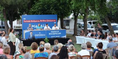BAŞKAN ÜNLÜ, ÇAMDİBİ MAHALLESİ SAKİNLERİNİ DİNLEDİ