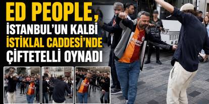 3,8 Milyon Takipçili Fenomen Ed People,  İstanbul'un Kalbi İstiklal Caddesi'nde Çiftetelli Oynadı