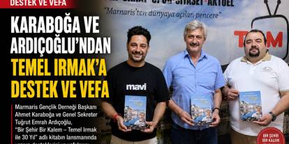 Karaboğa ve Ardıçoğlu'ndan Temel Irmak'a Destek ve Vefa