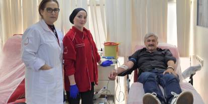 Temel Irmak'tan Örnek Davranış: Doğum Gününü Kan Bağışı Yaparak Kutladı