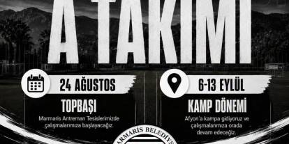 Marmaris Belediyesispor’da Yeni Sezon Hazırlıkları 24 Ağustos’ta Başlıyor