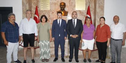 Muhtarlardan Marmaris İlçe Emniyet Müdürü Ahmet Yalçın’a Hayırlı Olsun Ziyareti