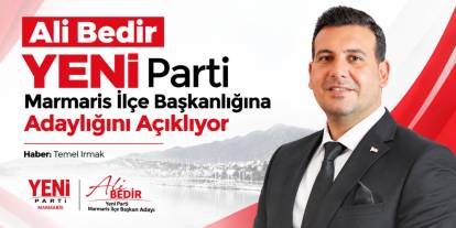 Ali Bedir YENİ Parti Marmaris İlçe Başkanlığına Adaylığını Açıklıyor