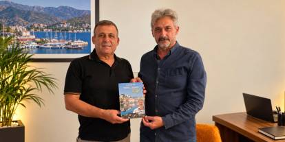 Marmaris Belediye Meclis Üyesi Uysal Avcı’dan Gazeteci Temel Irmak’a Ziyaret