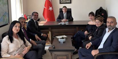 CHP Marmaris İlçe Yönetiminden Kaymakam Nurullah Kaya’ya Ziyaret