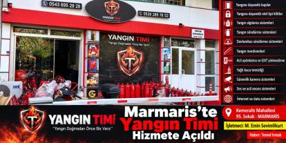 Marmaris’te “Yangın Timi” Hizmete Açıldı