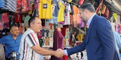 AK Parti Marmaris İlçe Başkanı Muzaffer Aravi Armutalan’da Vatandaş ve Esnafla Buluştu