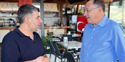 Mutlu Ayhan’a Turunç’ta Amos Teşekkürü