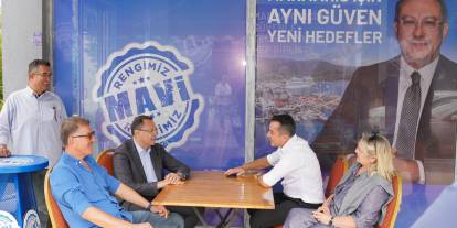 İdris Akgül’den Mutlu Ayhan’a Nezaket Ziyareti