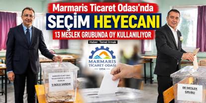 Marmaris Ticaret Odası’nda Seçim Heyecanı: 13 Meslek Grubunda Oy Kullanılıyor